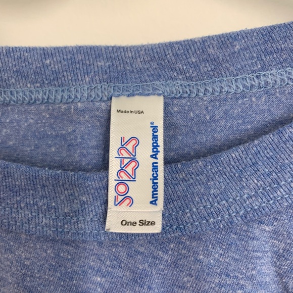 American Apparel short sleeve cropped t shirt (OG $ ~ 45) size OS - Picture 2 of 4